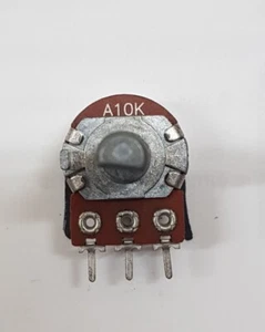 A10k Japanese D-SHAFT LOG TAPER 15mm A10K Potentiometer 3 Terminal - Picture 1 of 2