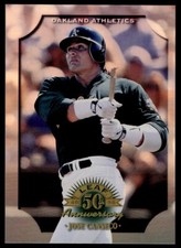 1998 DONRUSS COLLECTION PRIZED LEAF RETRO Jose Canseco Oakland Athletics #109