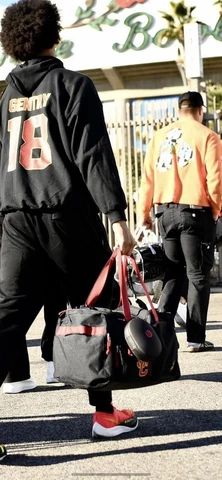 USC Trojans Nike Football Player Duffel Bag Team Issued #84 Cover