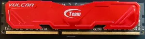 TLRED38G1600HC9BK TeamGroup Vulcan Red 8GB DDR3 1600MHz CL9 DIMM - Picture 1 of 1