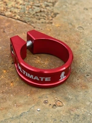 Abrazadera de tija de sillín de aluminio 1,437" vintage antiguo nuevo stock Foto 1 de 4