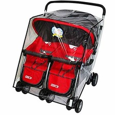 habillage pluie poussette double maclaren