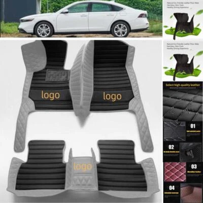 For Volvo V70 V90 Car Floor Mats Handmade Auto Liners Waterproof Carpets Pads Foto 1 de 4
