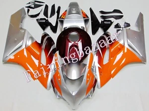 Fit for 2004 2005 CBR1000RR Orange Silver Maroon ABS Injection Mold Fairing Kit - Foto 1 di 7