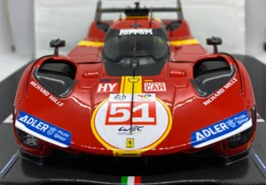 BBR P18239 2023 FERRARI 499P HYPERCAR WINNER LE MANS 2023 #51 1:18 SCALE - Picture 1 of 11