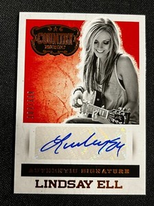 2014 Panini Country Music Lindsay Ell #S-LE Auto Card Bronze #RD 102/399 AA