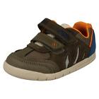 Infant Boys Clarks Claw Detail Hook & Loop Leather & Synthetic Shoes Rex Play T