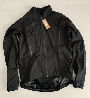 Chaqueta de carretera Specialized Deflect H20 para hombre negra talla mediana nueva Foto 1 de 4