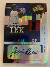 Jim RICE 2005 Playoff Absolute Memorabilia Ink Spectrum Patch AUTO #AI-121 1/35