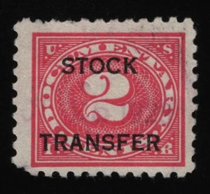 #RD25 2c Stock Transfer, Used [5] **ANY 5=FREE SHIPPING** - Picture 1 of 1