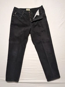LL Bean Jeans Pants Men's 36x32 (35x30 actual) Classic Fit Cotton Faded Black - Picture 1 of 9