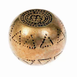 Wikinger-Gewicht 10 Gramm Kugel - Gewicht für Wikinger Waage Bronze weight - Bild 1 von 3