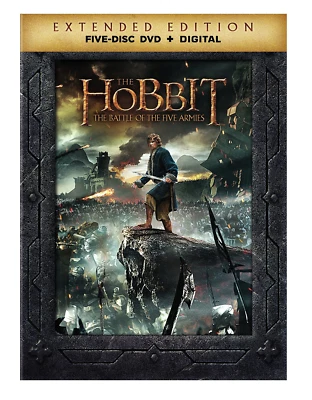Hobbit: Battle of the Five Armies Extended Edition DVD - Image 1 of 2