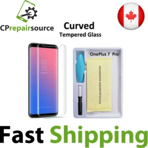 OnePlus 12 Full UV Glue 3D Curved 9H Tempered Glass Screen Protector - Photo 1 sur 2