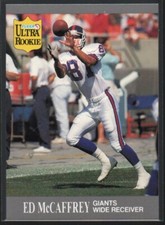 Ed McCaffrey 1991 Ultra Update #U65  Rookie Card  New York Giants  #3