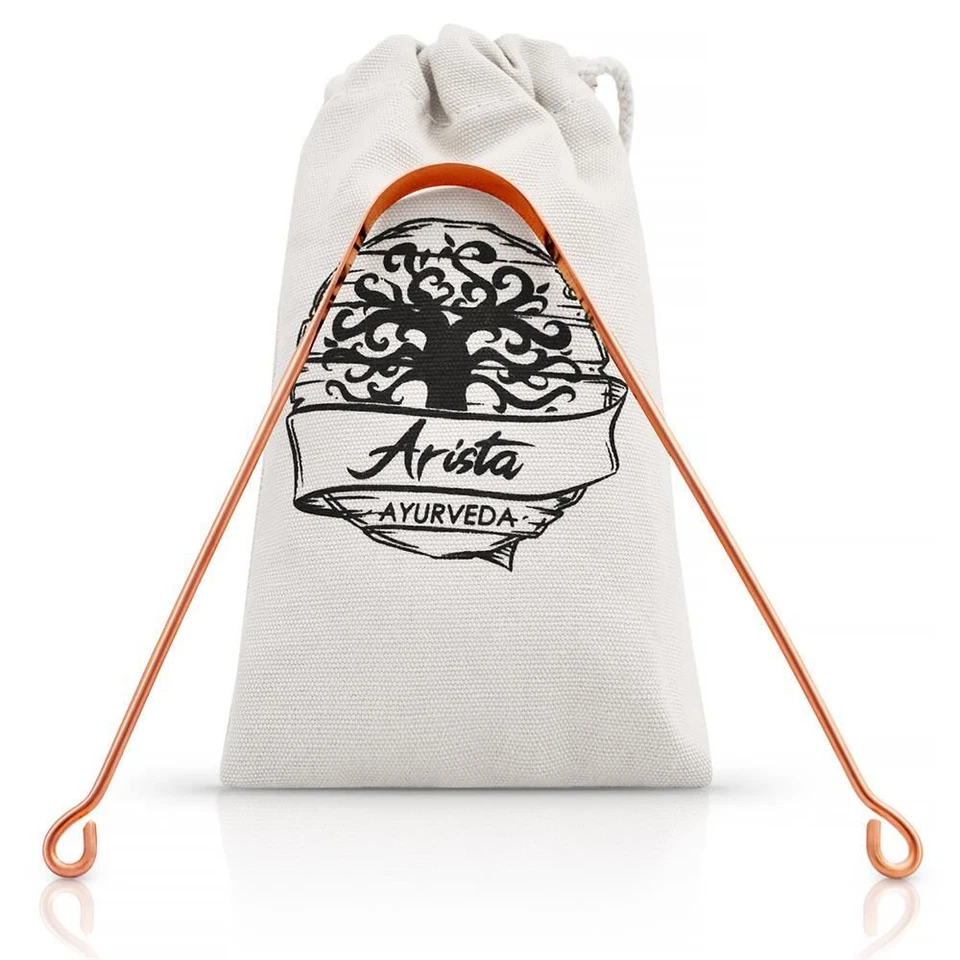 BAMBAW Arista Copper Ayurvedic Tongue Scraper
