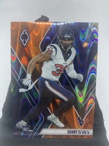 2023 Panini Phoenix Orange Seismic Rookie RC Henry To'oTo'o /99 HOUSTON TEXANS K - Picture 1 of 2