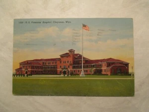 Cheyenne Wyoming US Veterans Hospital WY Postcard - Picture 1 of 2