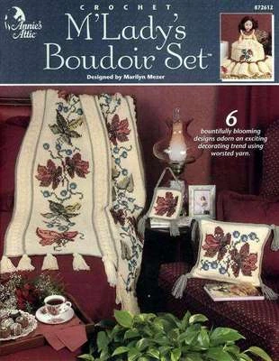 NEW M LADYS BOUDOIR SET AFGHAN DOLL SLIPPERS & MORE - Image 1 of 2