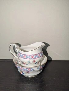 Paragon Vintage "Bow" 1957 Milchkännchen und offene Zuckerdose Ersatz Set - Bild 1 von 9
