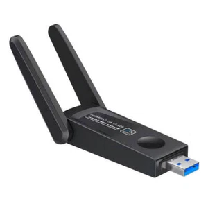1300Mbps WIFI Adapter WLAN USB 3.0 Stick 5GHz Dual Band Dongle Antenne für PC TD - Afbeelding 1 van 7