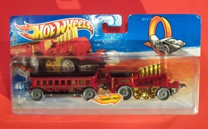 HOT WHEELS RAPID TRANSIT TRAINS - NEW - STEAMIN' DEMON - CONNECTIBLE - RARE! - Picture 1 of 3