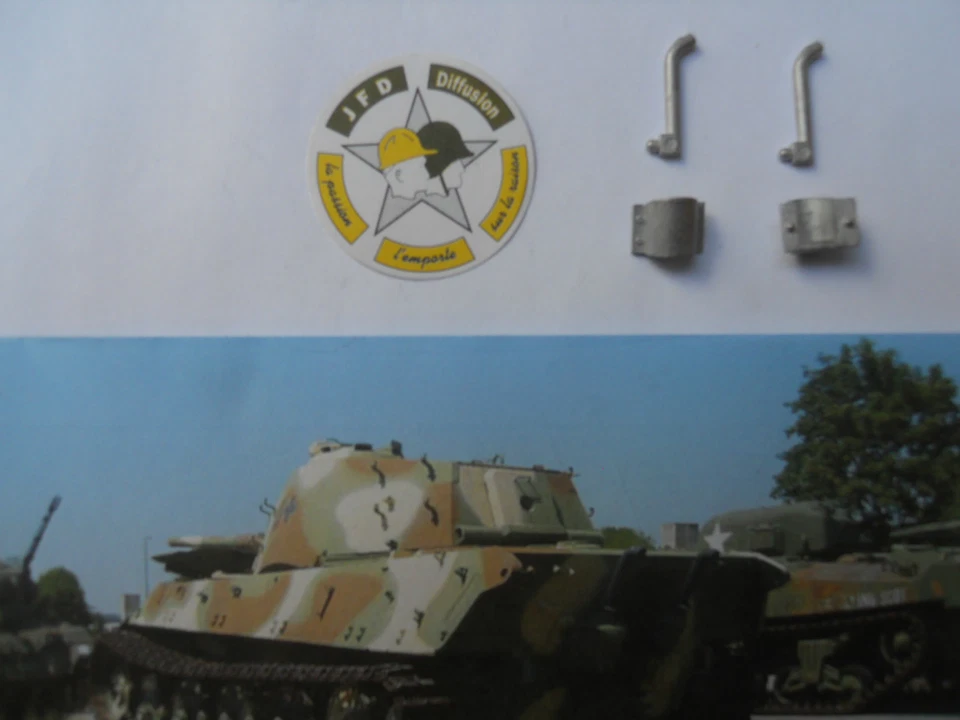 Stretton Modelli Tank Museo Accessori 1/50 (2) Scarichi Tigre 2 Solido - Immagine 1 di 2