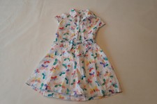 Carter's girls size 4T butterfly print shirt dress; EUC