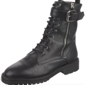 Tabitha Simmons Black Combat Boots Size 10/40 - Picture 1 of 11