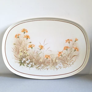 Vintage Tray LARGE St Michael M&S Floral Flower 20 x 15" Retro Country Cottage - Picture 1 of 6