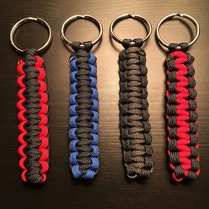 UN (1) Llavero Paracord LLAVERO 550 Cable EE. UU. ¡Colores Personalizados! TJPARACORD - Imagen 1 de 7