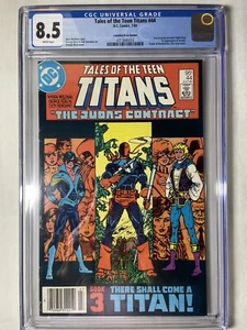 TALES of the TEEN TITANS #44 CGC 8.5 1st NIGHTWING 1984 Canadian PV Newsstand - Picture 1 of 2