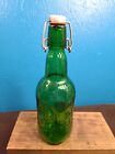 Vintage Grolsch Beer Bottle White Swing Top Green Glass (Empty)