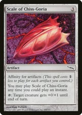 1X Scale of Chiss-Goria - Mirrodin - FOIL EX MTG CARD