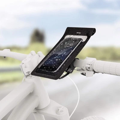 Hama 360° Universal Fahrrad-Halterung Lenker-Halter für Handy Smartphone Navi - Bild 1 von 4