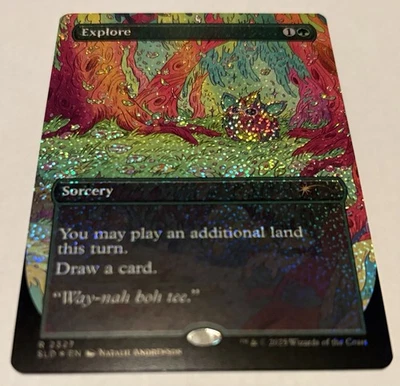 🌟 Explore (CONFETTI 🎉 Foil) Furby DOO-AY NOO-LAH Secret Lair MTG 🌟 - Image 1 of 3