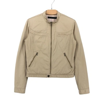 Calvin Klein Jeans Damen Bomberjacke Mantel Größe M - Bild 1 von 4