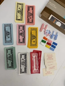 Vintage 1977 Milton Bradley Game of Life Replacement Pcs ~ Cars, People, Money - Picture 1 of 10