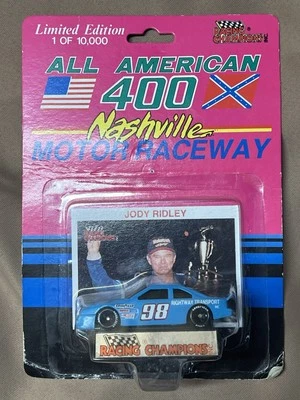 Nuevo en caja 1992 Racing Champions 1:64 NASCAR Diecast #98 Jody Ridley All American 400 Foto 1 de 2