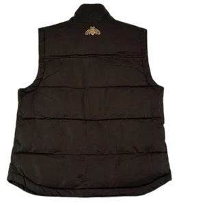 Patron XO Café schwarze gesteppte Canvas Druckknopf Weste Gr. Medium - Bild 1 von 9