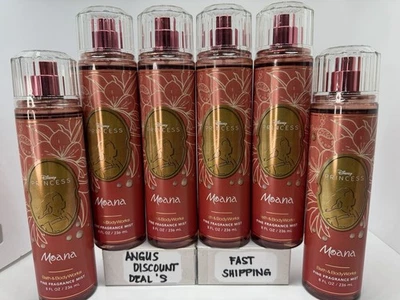 Bruma de fragancia fina Bath & Body Works Disney “Princess Moana” PACK DE 6” 8 oz Foto 1 de 2