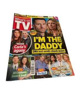 UK What's On TV Magazin 20.09.25.09.2025 Emmerdale Daddy Shock! - Bild 1 von 5