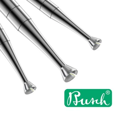 Busch Twincut Concave Burr No 411CT - Choose from 0.8 to 2.3mm