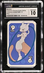 CGC 10 Pokemon Uno Mewtwo Blue #9 - Bild 1 von 3