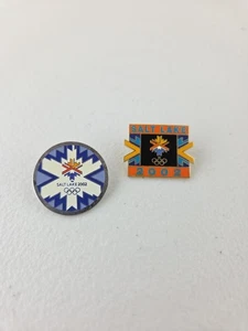 2 Vtg. 2002 Winter Olympics Souvenir Pins Salt Lake City - Picture 1 of 7