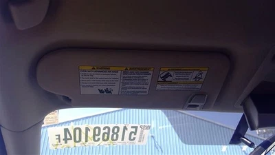 Used Left Sun Visor fits: 2017 Nissan Murano illuminated Left Grade A - Image 1 of 4