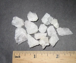 13 PEQUEÑOS RAROS! MINERALES CRISTAL BERILONITA RUGOSA NATURAL DE AFGANISTÁN 20,6g - Imagen 1 de 4