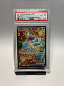 Pokemon Keldeo ex 167/086 White Flare Special Illustration Rare PSA 10 Gem Mint - Picture 1 of 2