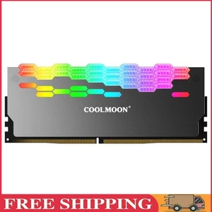 RA2 RAM Kühlkörperkühler ARGB Heat Spreader für PC (Grau) - Afbeelding 1 van 11