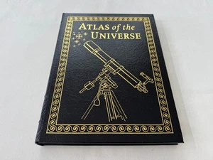 Easton Press ATLAS OF THE UNIVERSE Sir Patrick Moore 1ST EDITION LEATHER FINE/OP - Picture 1 of 20